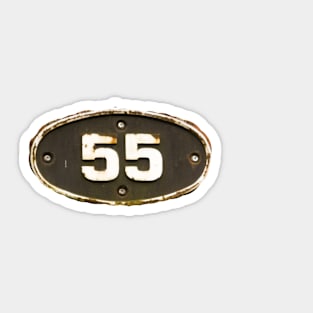 55 all the fives Sticker